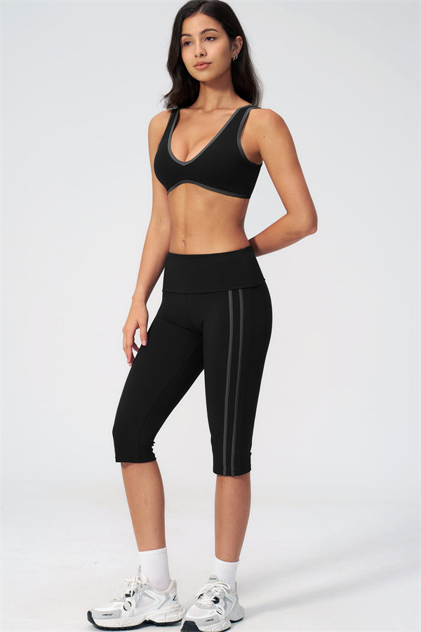 The Evoke Sports Bra Capri Leggings 2-Piece Set