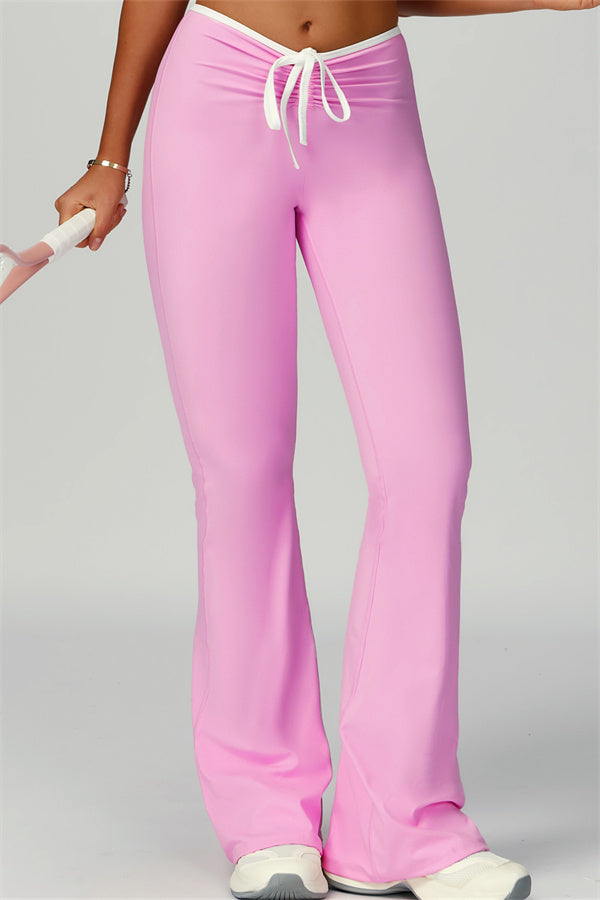 The Skyline Tie Top Flared Leggings 2-Piece Set