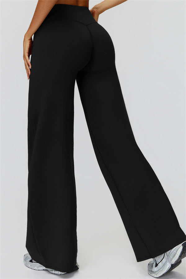 The FemmeFit Zip Jacket Straight Leg Pants 2-Piece Set