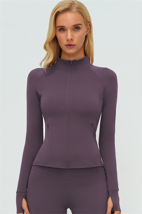 The Twirl Zip Jacket New Straight Leg Pants 2-Piece Set