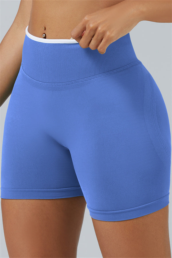 The Elevate Long Sleeve Crop top Shorts 2-Piece Set