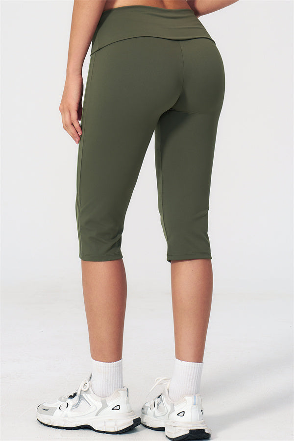 The Evoke Racerback Sports Bra Capri Leggings 2-Piece Set