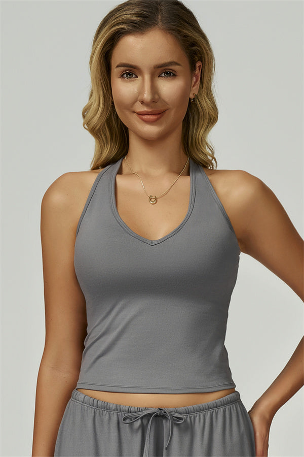 The Sprint Halter Tank Top
