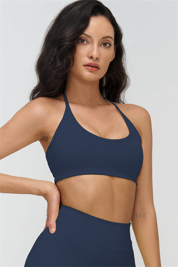 The Stride Halter Sports Bra
