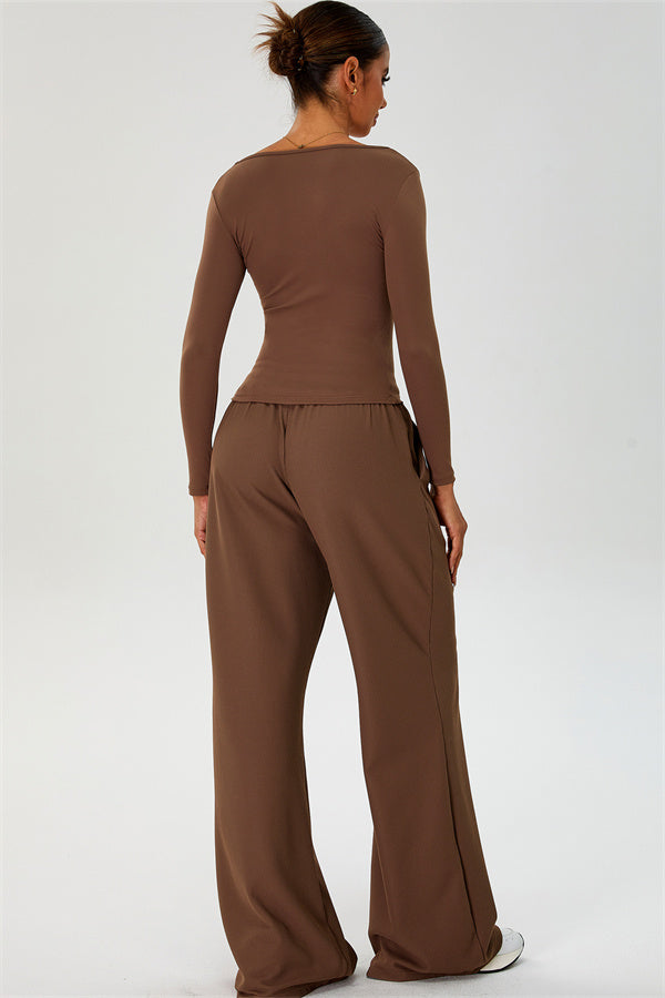 The Rush Long Sleeve T-shirt Sweatpants 2-Piece Set