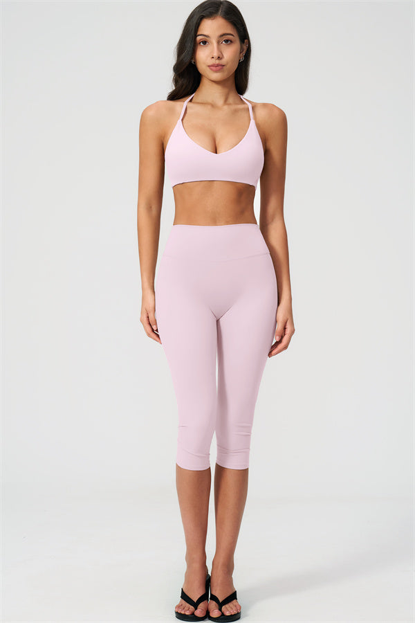 The Twirl Sports Bra Capri Leggings 2-Piece Set
