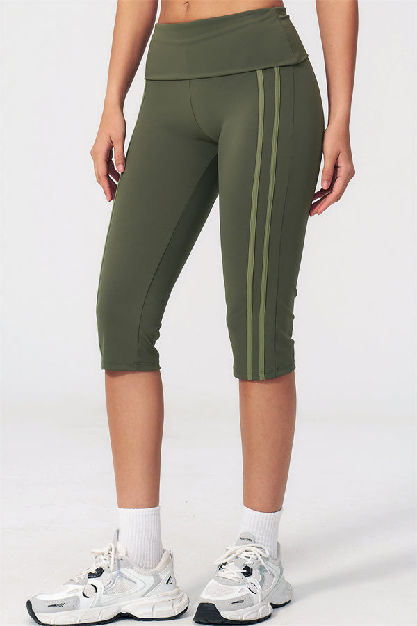 The Evoke Racerback Sports Bra Capri Leggings 2-Piece Set