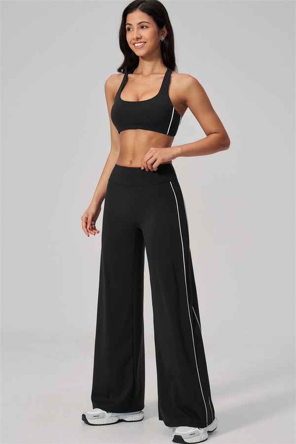 The Breathe Sports Bra Straight Leg Pants 2-Piece Set