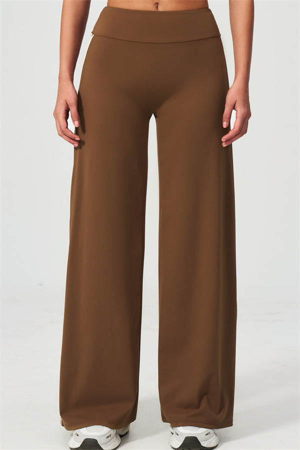 The Breathe Crop Top Straight Leg Pants 2-Piece Set