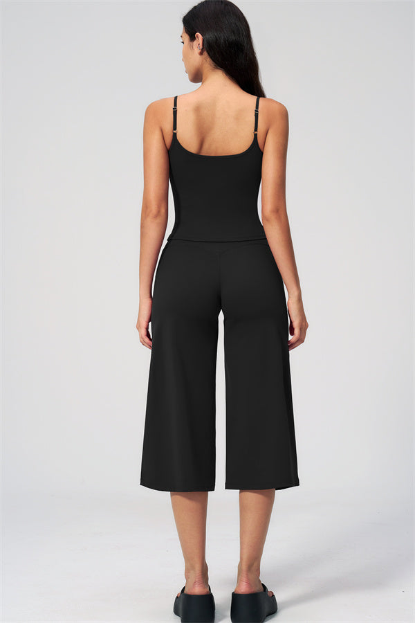 The Nexus Tank Top Wide-Leg Crop 2-Piece Set