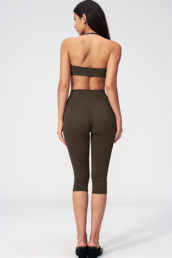 The Twirl Sports Bra Capri Leggings 2-Piece Set