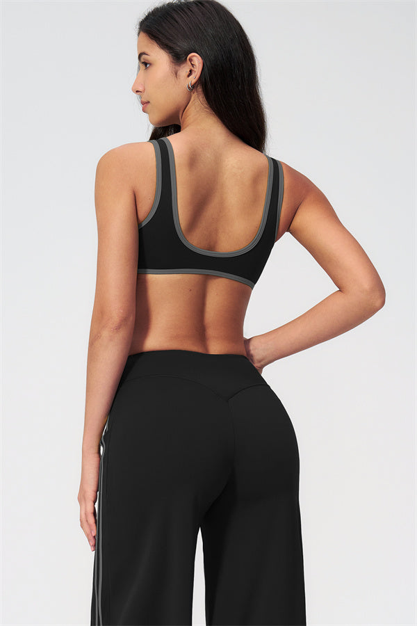 The Evoke Sports Bra Straight Leg Pants 2-Piece Set