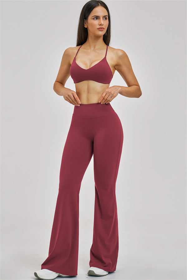 The Zenith Sports Bra Flared Leggings 2-Piece Set