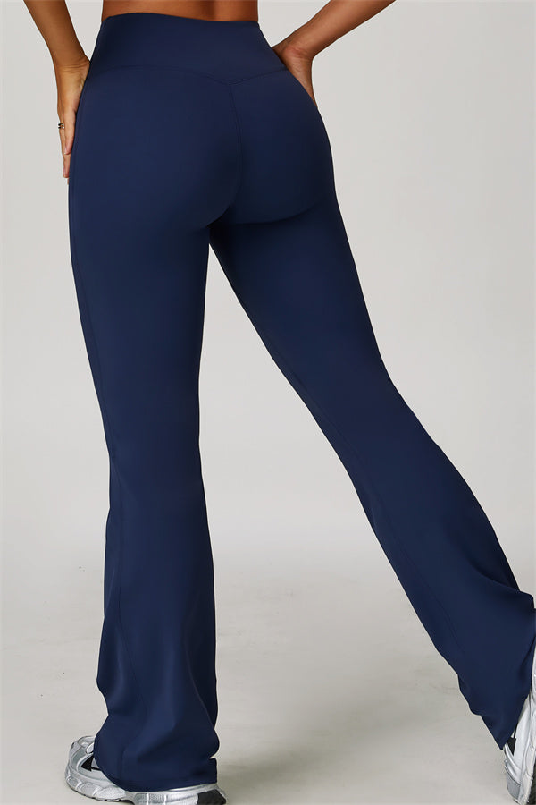 The Surge Halter Crop Top Flared Leggings 2-Piece Set