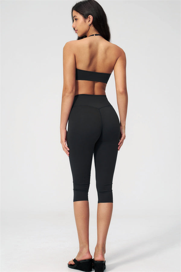 The Twirl Sports Bra Capri Leggings 2-Piece Set