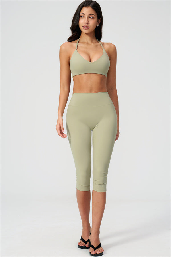 The Twirl Sports Bra Capri Leggings 2-Piece Set