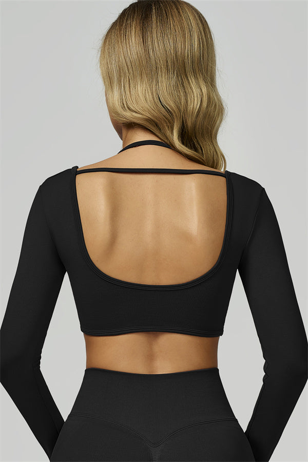 The Prime Long Sleeve Crop Top Leggings 2-Piece Set