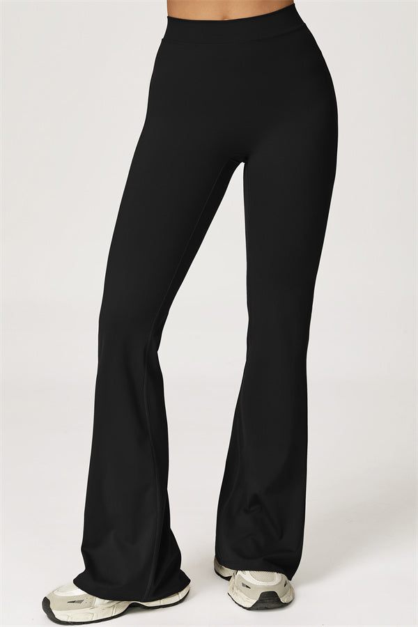 The Axis Crop Top Flared Leggings 2-Piece Set