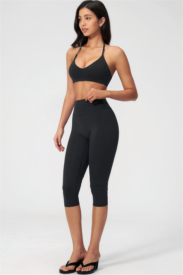 The Twirl Sports Bra Capri Leggings 2-Piece Set