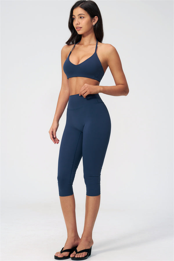 The Twirl Sports Bra Capri Leggings 2-Piece Set