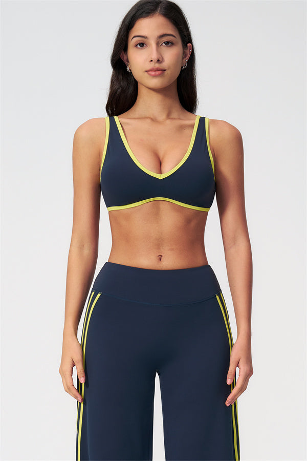 The Evoke Sports Bra Straight Leg Pants 2-Piece Set