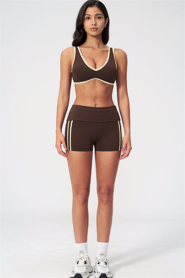 The Evoke Sports Bra Shorts 2-Piece Set