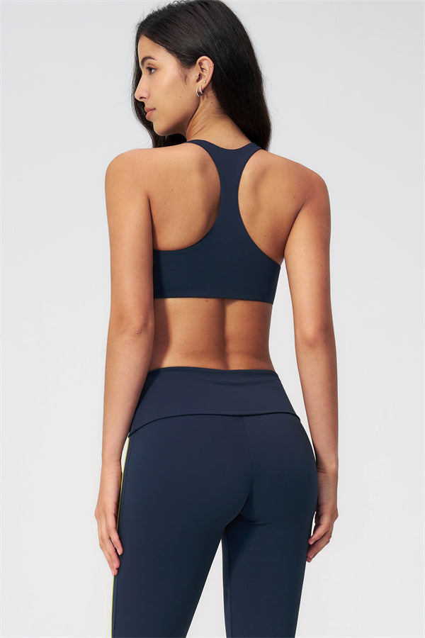 The Evoke Racerback Sports Bra Capri Leggings 2-Piece Set
