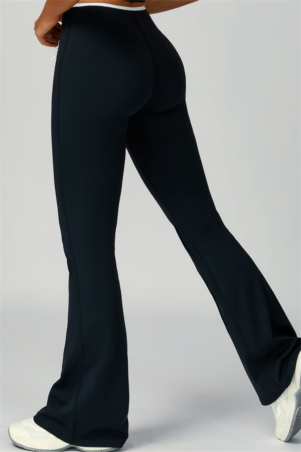 The Skyline Tie Top Flared Leggings 2-Piece Set