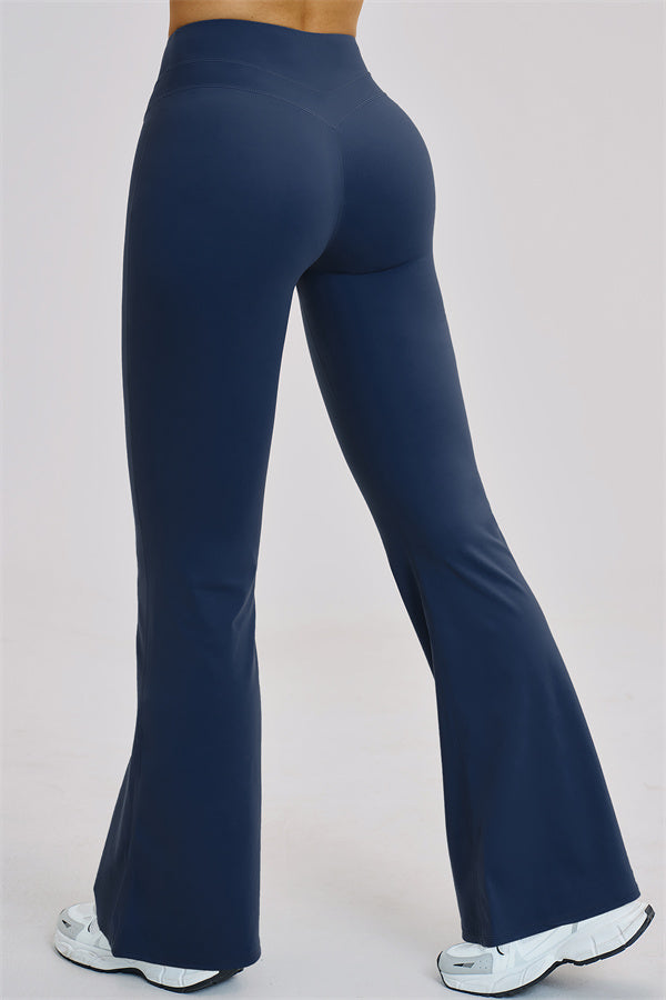 The Stride Crop Top Flared Leggings 2-Piece Set