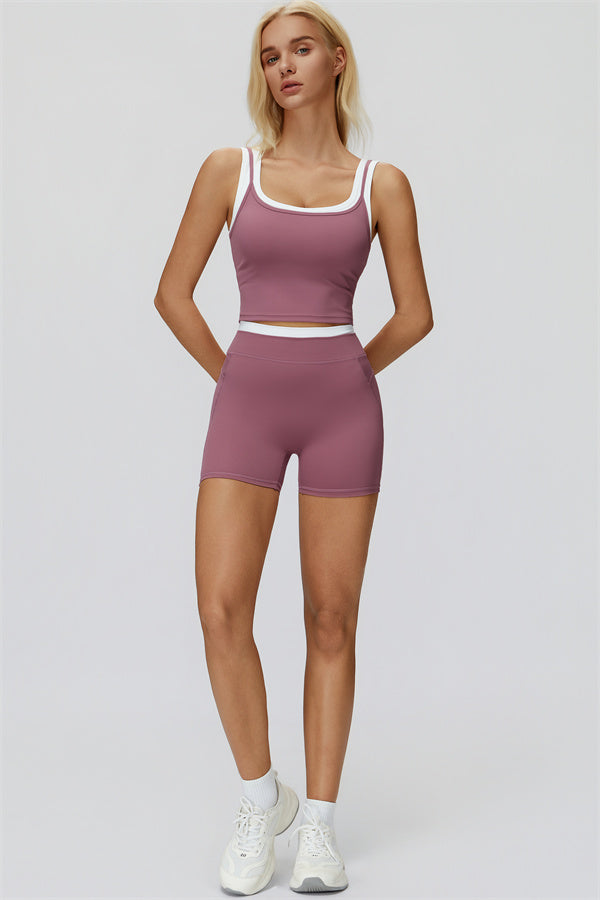 The Canyon Crop Tank Shorts 2-Piece Set