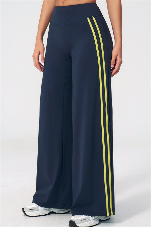 The Evoke Crop Top Straight Leg Pants 2-Piece Set