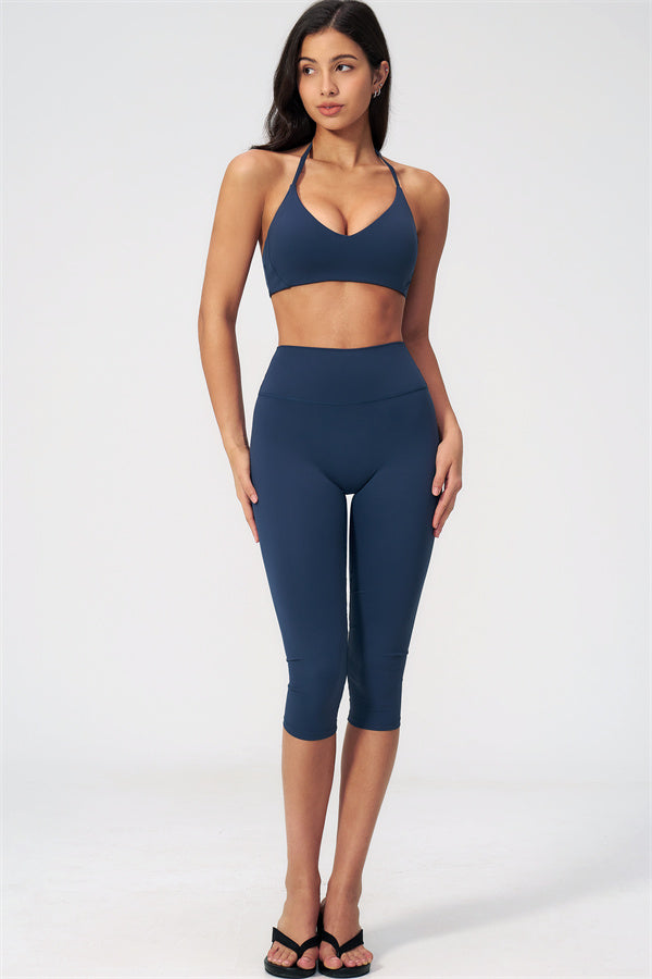 The Twirl Sports Bra Capri Leggings 2-Piece Set