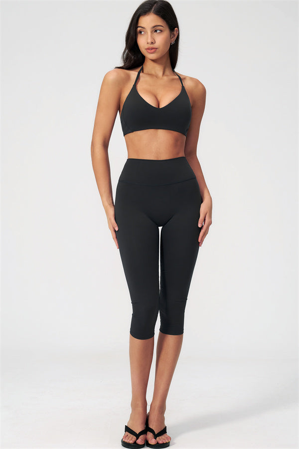 The Twirl Sports Bra Capri Leggings 2-Piece Set