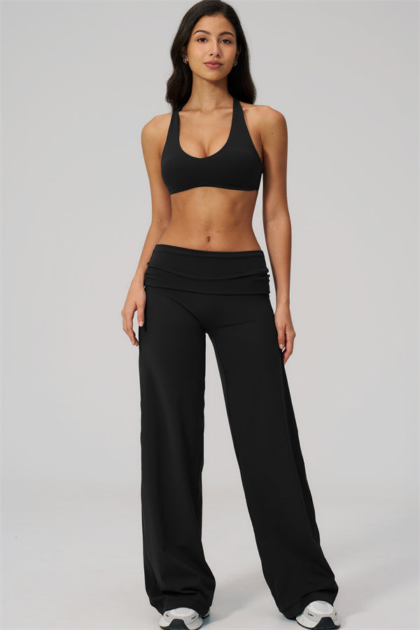 The Daring Sports Bra Straight Leg Pants 2-Piece Set