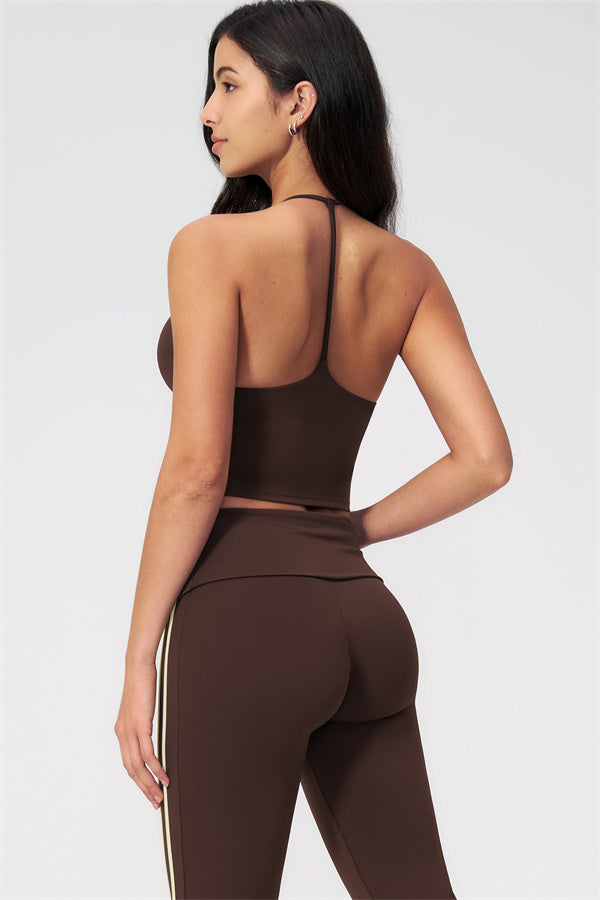The Evoke Crop Top Capri Leggings 2-Piece Set