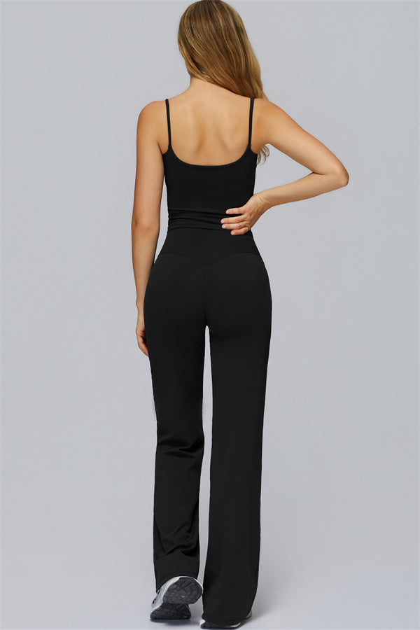The FlexCore Crop Tank Flared Leggings 2-Piece Set