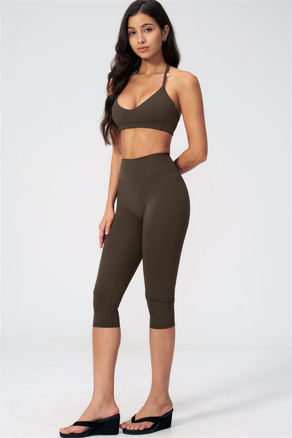 The Twirl Sports Bra Capri Leggings 2-Piece Set