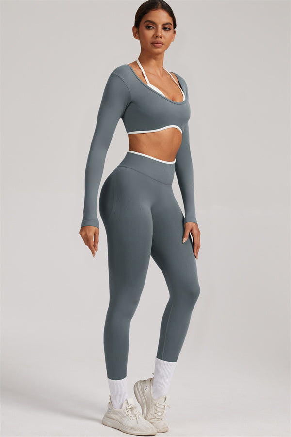 The Elevate Long Sleeve Crop top