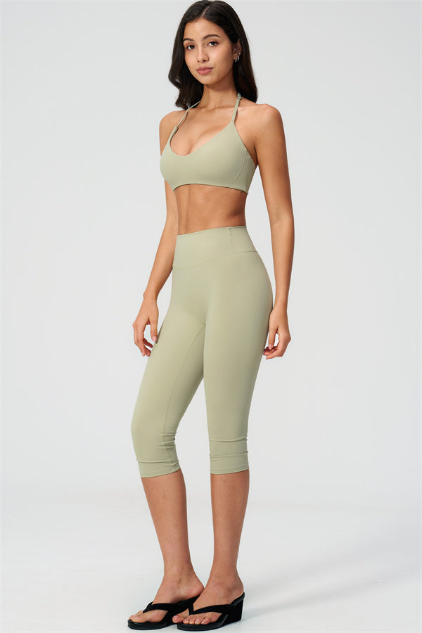 The Twirl Sports Bra Capri Leggings 2-Piece Set
