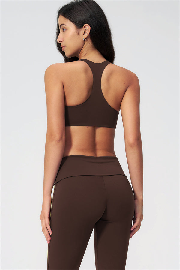 The Evoke Racerback Sports Bra Capri Leggings 2-Piece Set